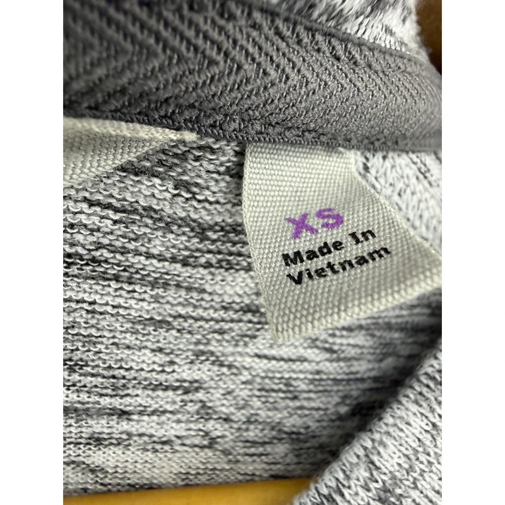 Athleta Grey Women's XS Space Dye Long Sleeve Mini Dress Pockets Active‎ Casual